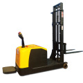 1t electric stacker truck balance forklift mini pallet stacker for sale